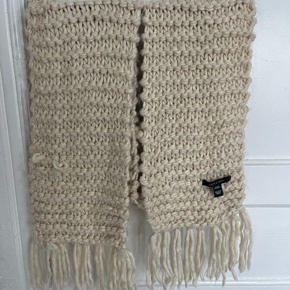 Love & Lore Cream Scarf - Picture 1 of 5